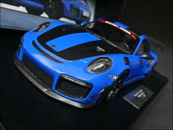 1:18 Porsche 911 [991.2] GT2 RS MR Manthey Racing blau- schwarz Collector Edition